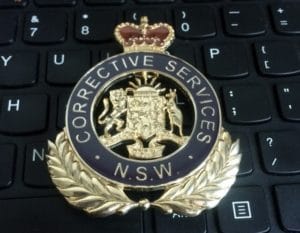 The Department of Corrective Services Badge New South Wales