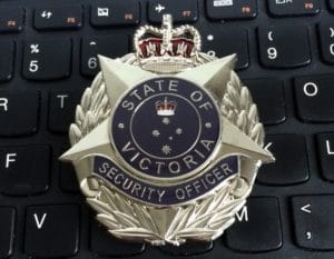 Victoria Police Badge Security Officer