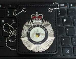 Australian Police Force Badge Security Officer
