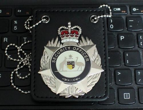 Australian Police Force Badge Security Officer