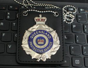Australian Queensland Police Badge Protective Service