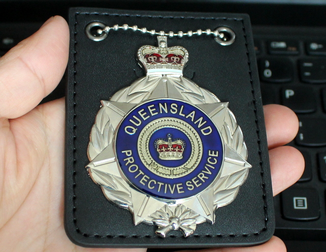 Australian Queensland Police Badge Protective Service