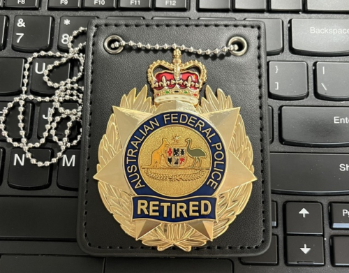 Australian Federal Police Badge Retired