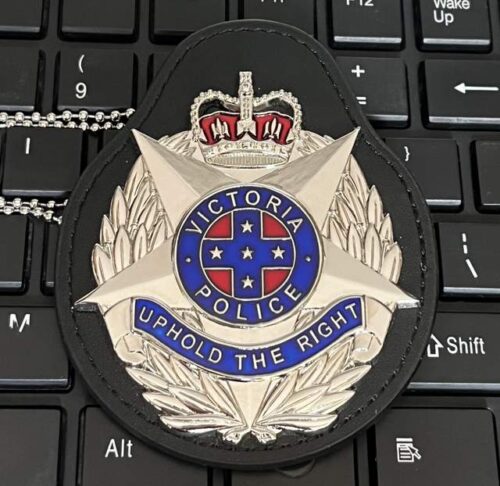 Australian Victoria Police Badge Uphold The Right